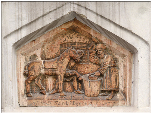 9130  Rattenberg_Saint-Eloi (Sankt Eligius) patron des maréchaux-Ferrants.JPG
