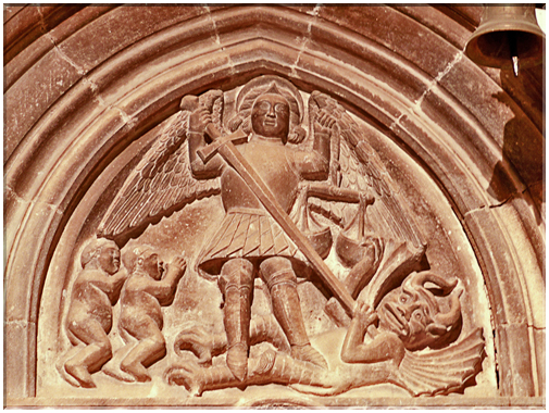 9208 Korcula_Cathédrale Saint-Marc-Saint-Michel et la pesée de l'âme.jpg