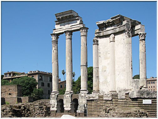 9605 Rome-Les temples de Castor Pollux et des Vestas.jpg