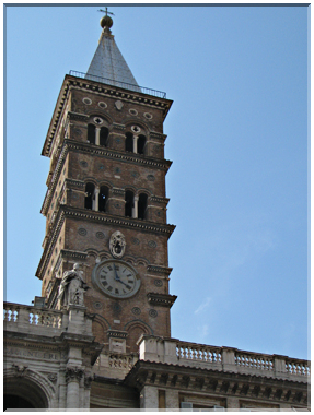 9636 Rome-Basilique Ste-Marie Majeure-Le campanile.jpg