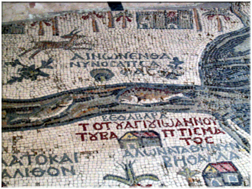 9933 Jordanie-Madaba-La mosaque de la Palestine.jpg