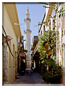 9963 Crète-Rethymnon-Le minaret de la mosquée Nerandza.jpg