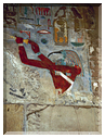 9980 Egypte-Louxor-La demeure d'Amon (Karnak)-Un polychrome de Thot.jpg